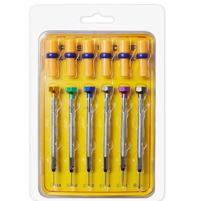 6 Piece Mini Precision Jewellers Screwdriver Set